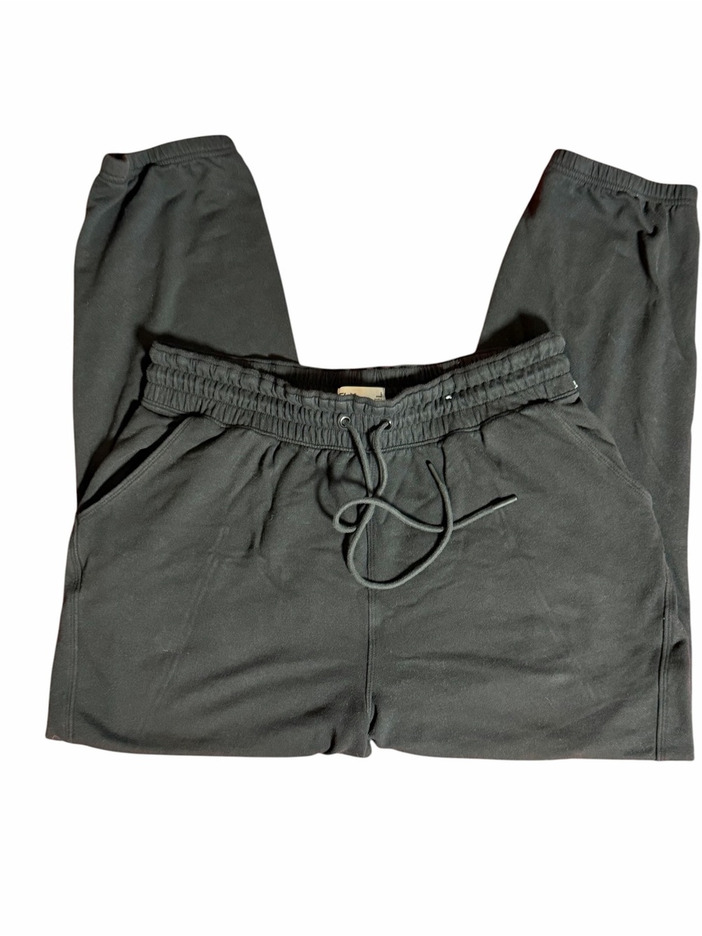 Women's FLX Black Drawstring Sweatpants L